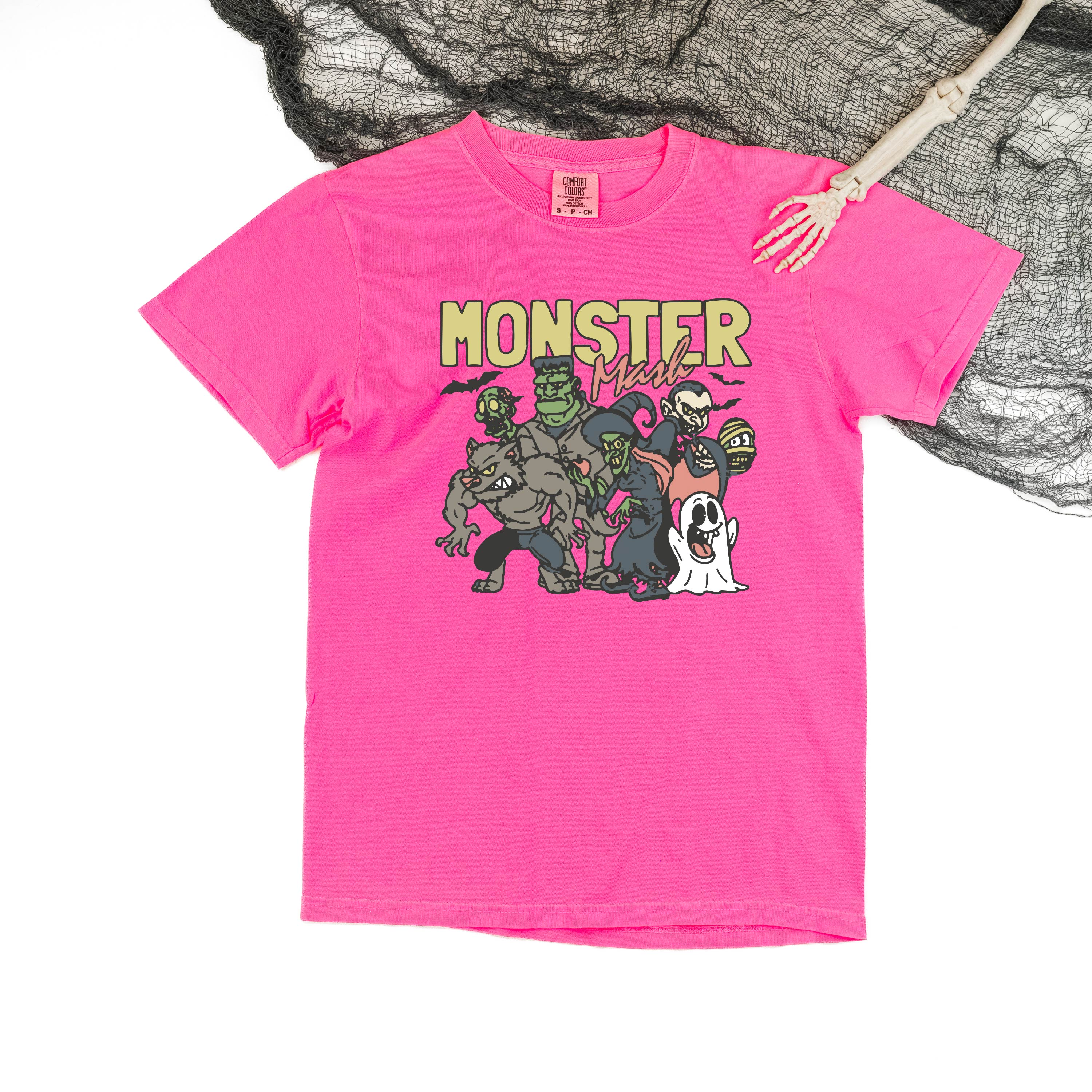 Monster Mash - Short Sleeve Comfort Colors Tee Little Mama Shirt Shop