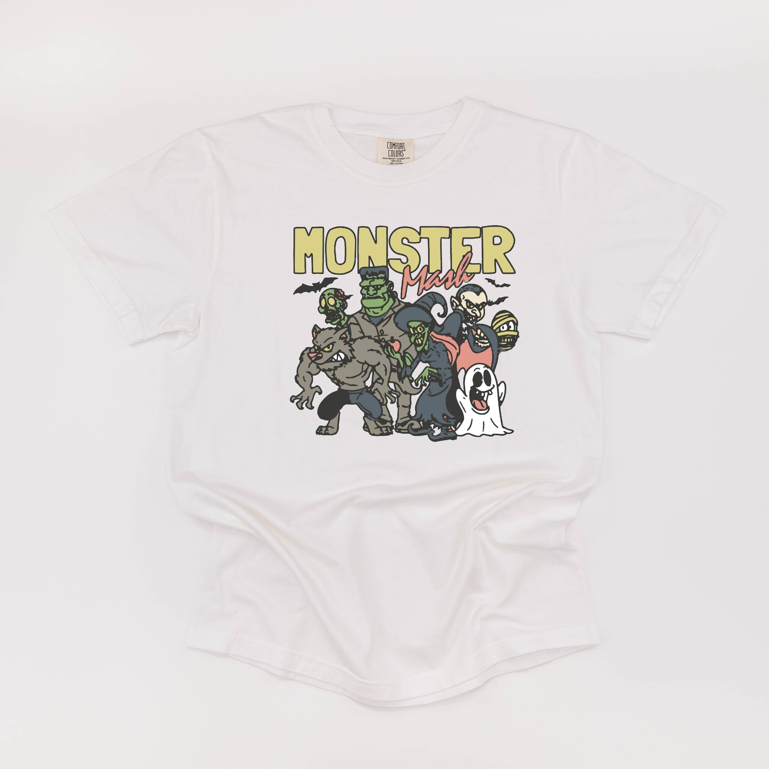 Monster Mash - Short Sleeve Comfort Colors Tee Little Mama Shirt Shop