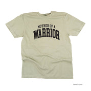 Mother of a Warrior - Varsity - Comfort Colors Tee Little Mama Shirt Shop