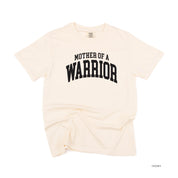 Mother of a Warrior - Varsity - Comfort Colors Tee Little Mama Shirt Shop
