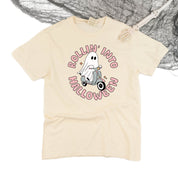 Rollin' Into Halloween - Short Sleeve Comfort Colors Tee Little Mama Shirt Shop
