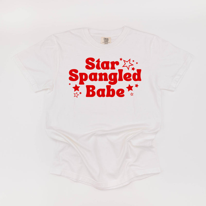 STAR SPANGLED BABE - SHORT SLEEVE COMFORT COLORS TEE