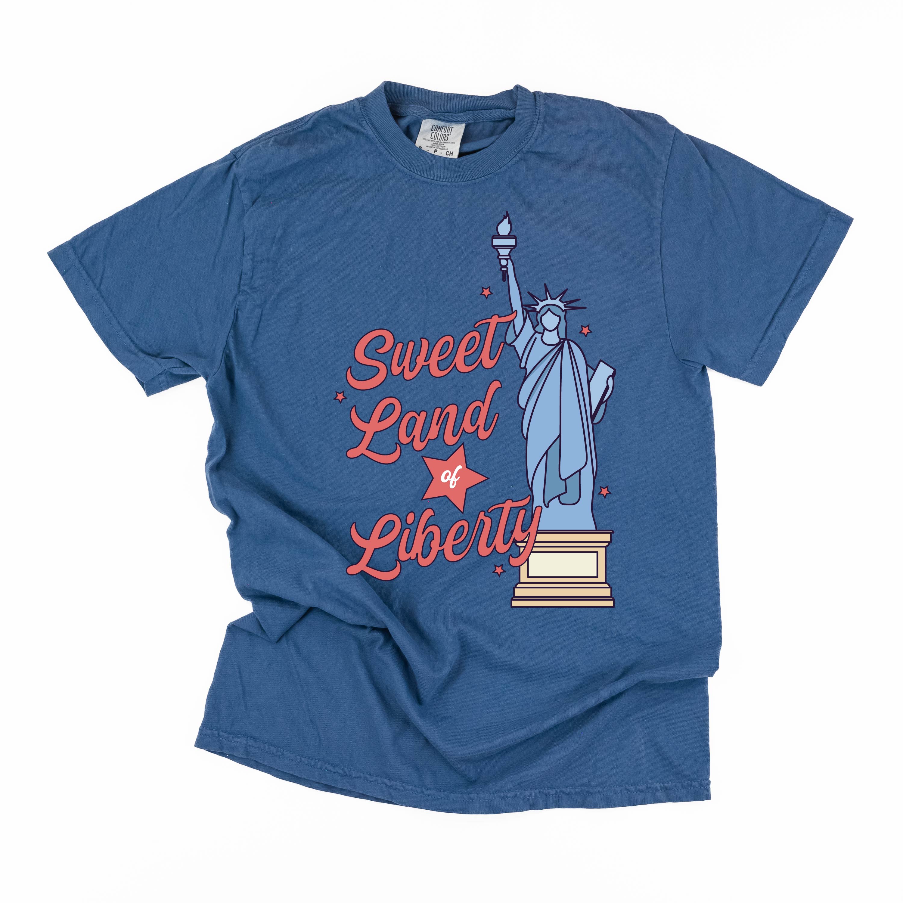 Sweet Land Of Liberty - Comfort Colors Tee Little Mama Shirt Shop