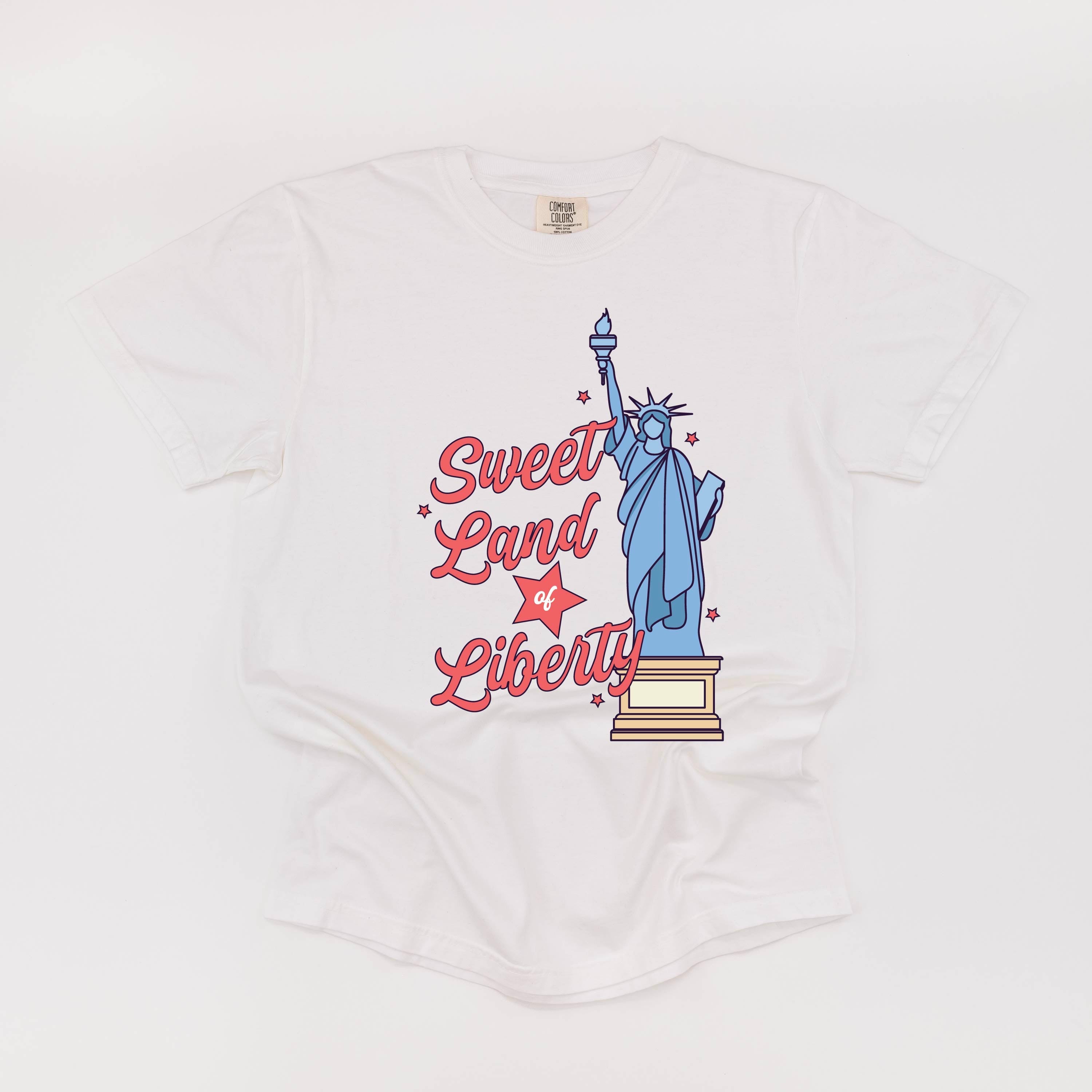Sweet Land Of Liberty - Comfort Colors Tee Little Mama Shirt Shop