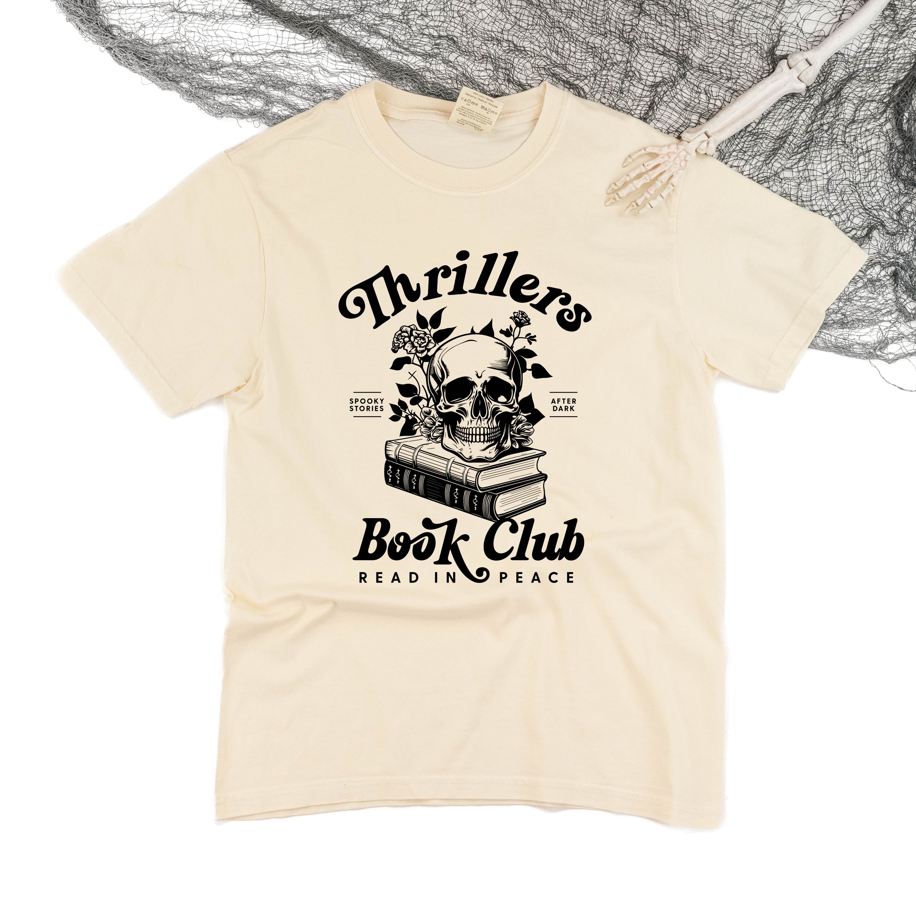 Thrillers Book Club - Short Sleeve Comfort Colors Tee Little Mama Shirt Shop