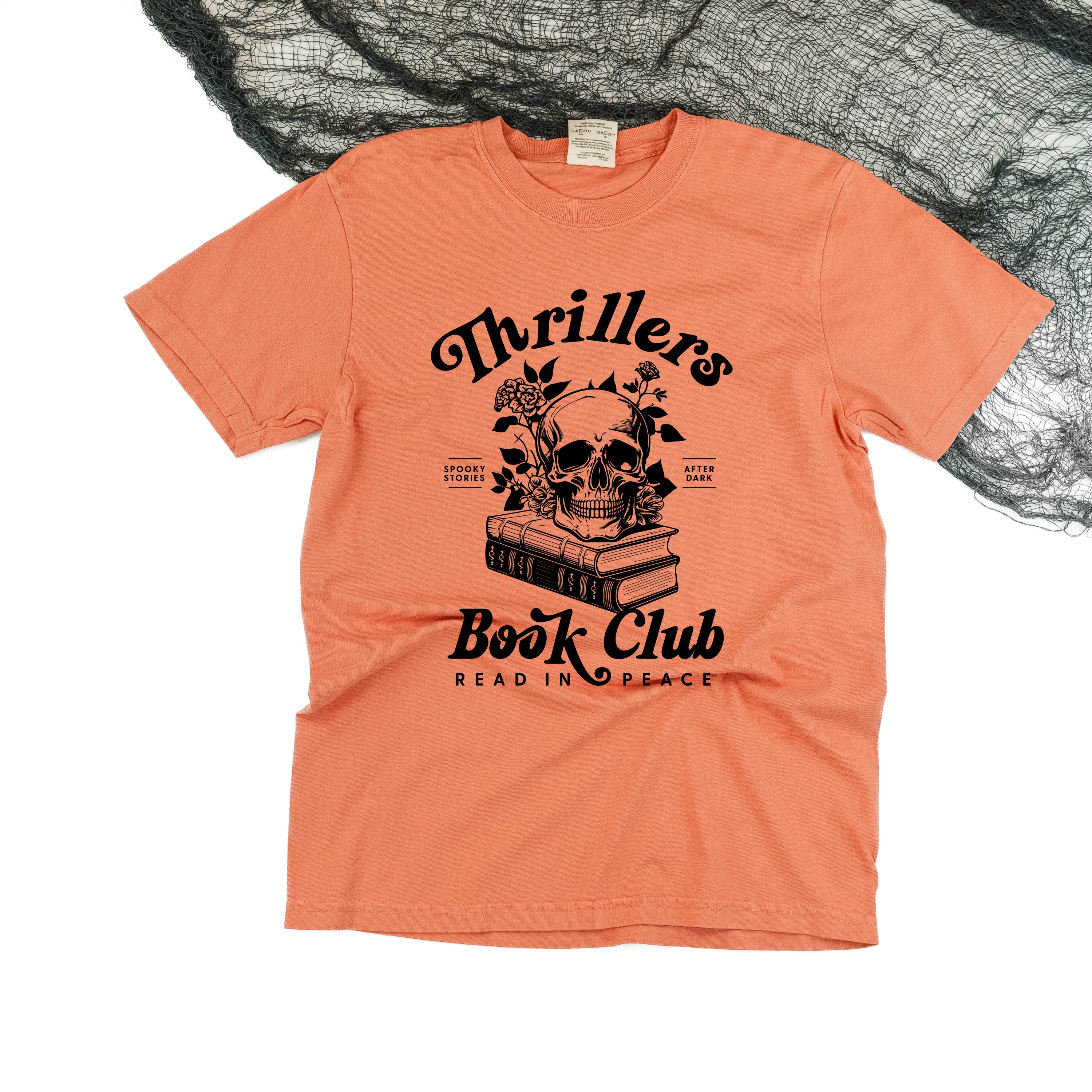 Thrillers Book Club - Short Sleeve Comfort Colors Tee Little Mama Shirt Shop