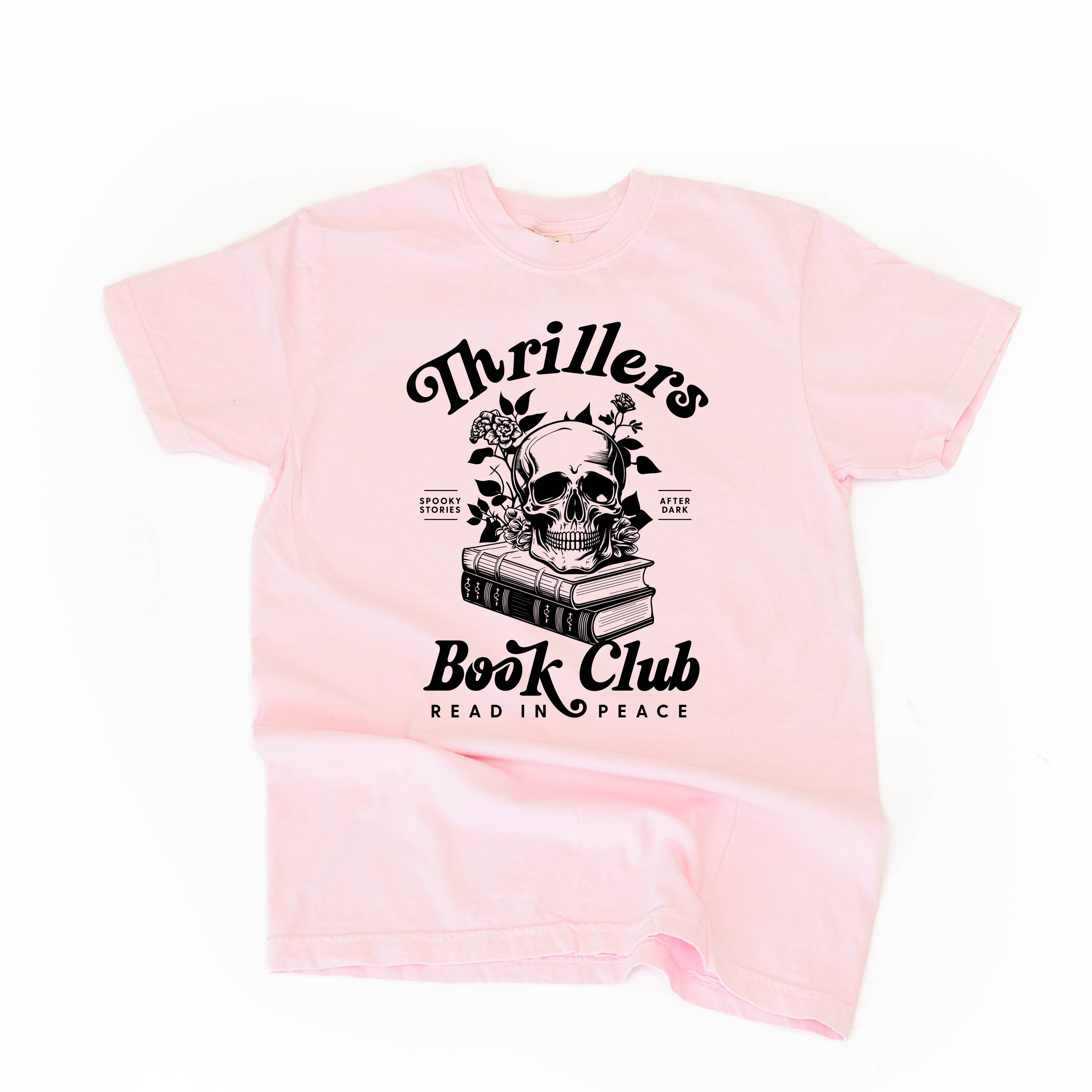 Thrillers Book Club - Short Sleeve Comfort Colors Tee Little Mama Shirt Shop