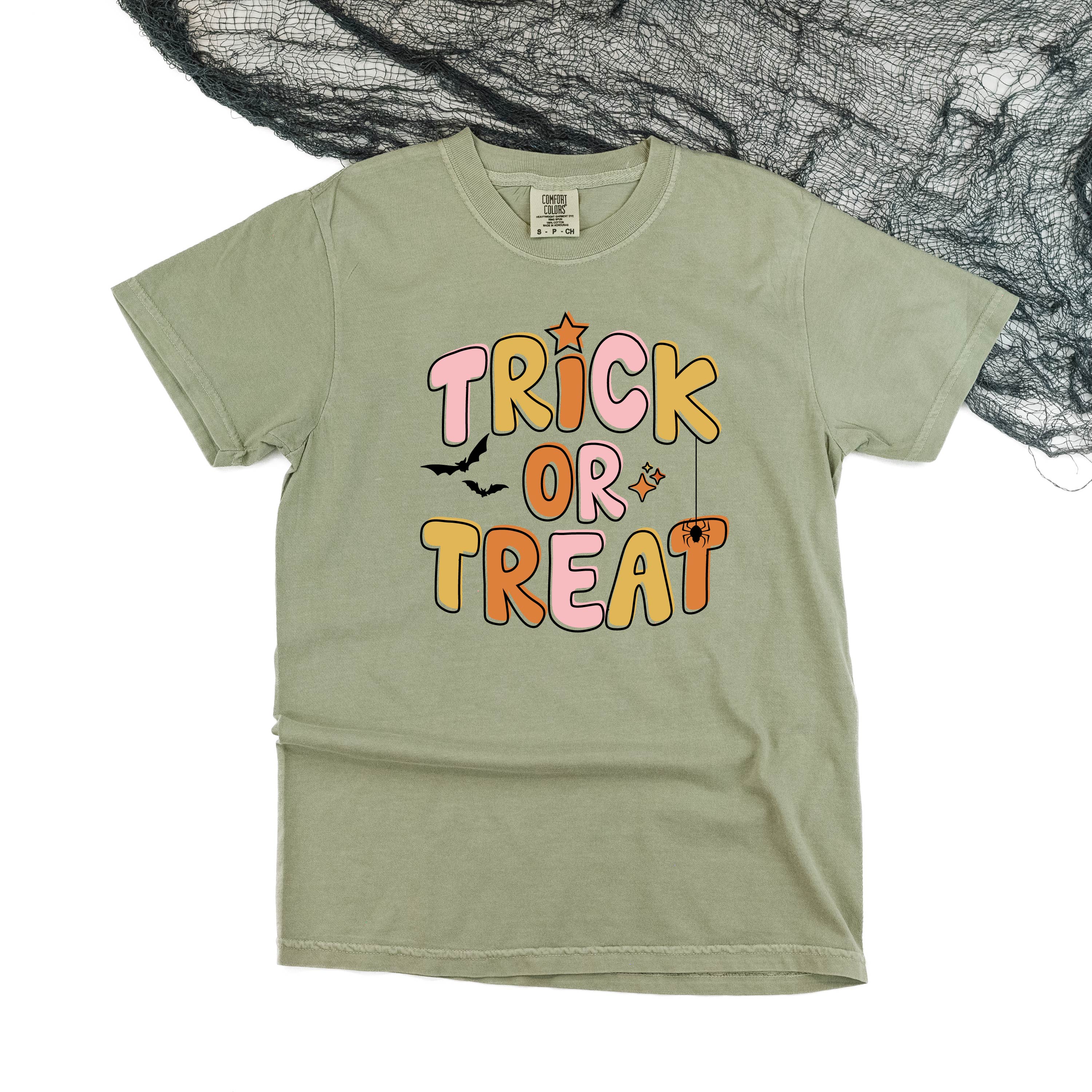 ORANGE) - Short Sleeve Comfort Colors Tee Little Mama Shirt Shop