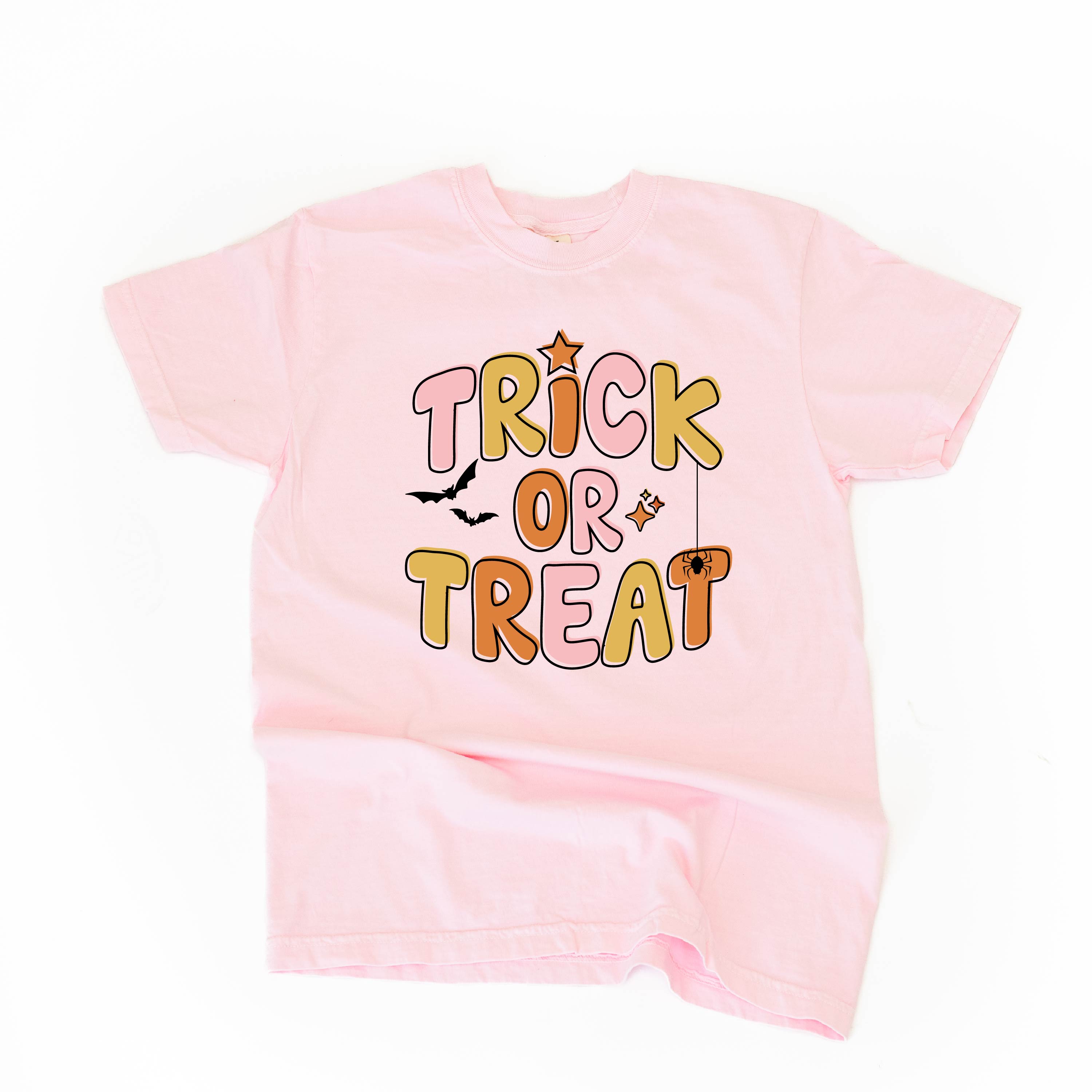 ORANGE) - Short Sleeve Comfort Colors Tee Little Mama Shirt Shop
