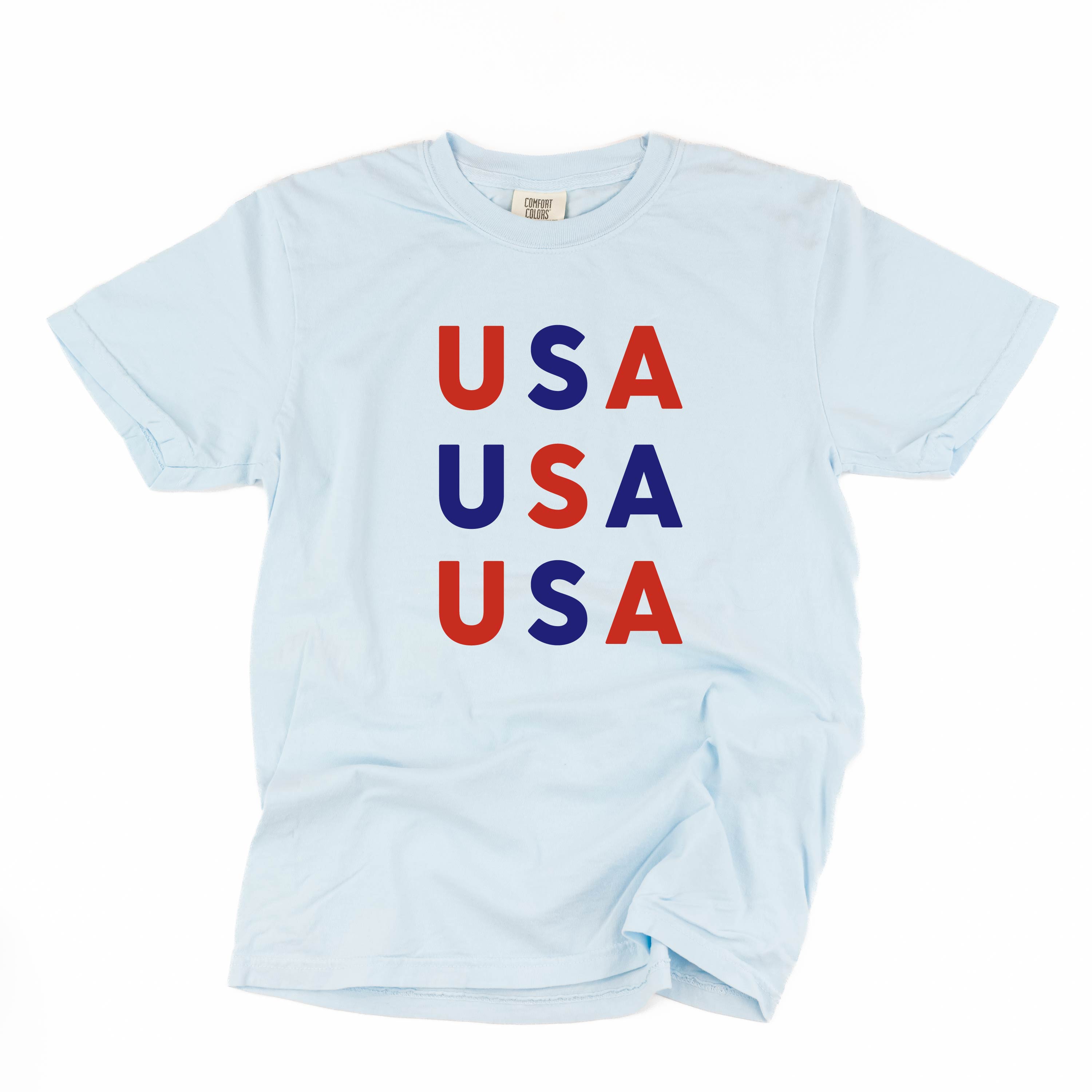 USA x3 - Comofort Colors Tee Little Mama Shirt Shop