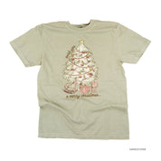 Wish You A Merry Christmas - Comfort Colors Tee Little Mama Shirt Shop