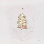 Wish You A Merry Christmas - Comfort Colors Tee Little Mama Shirt Shop