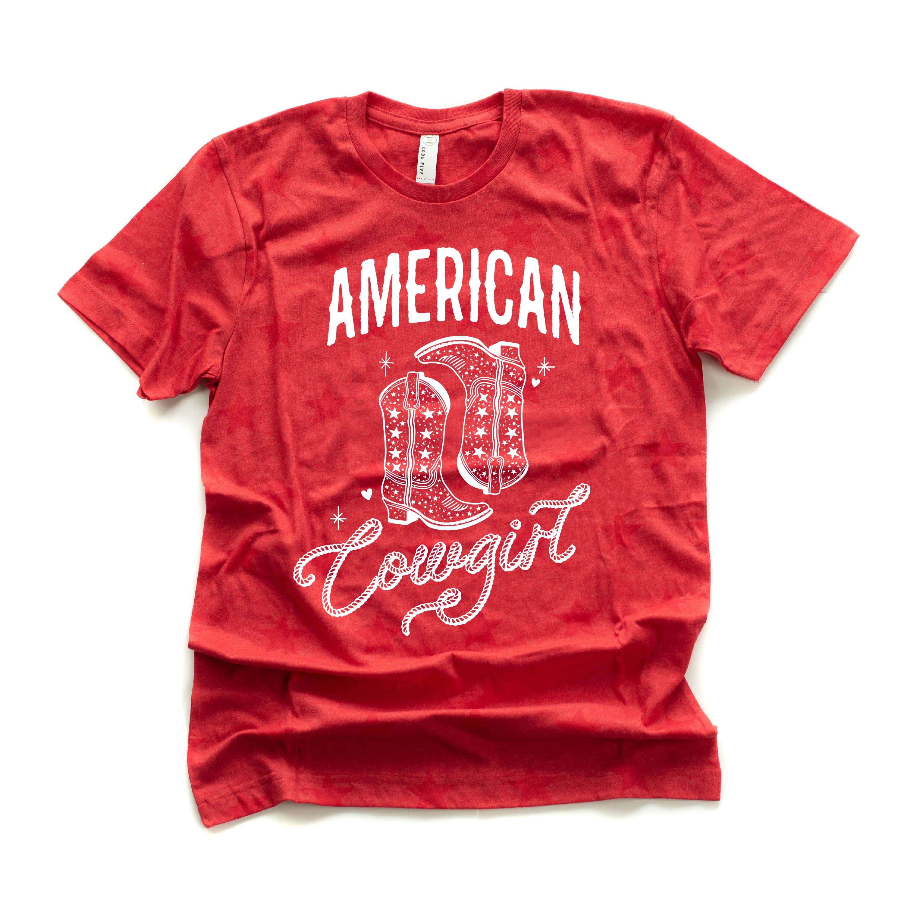 American Cowgirl - Unisex STAR Tee Little Mama Shirt Shop