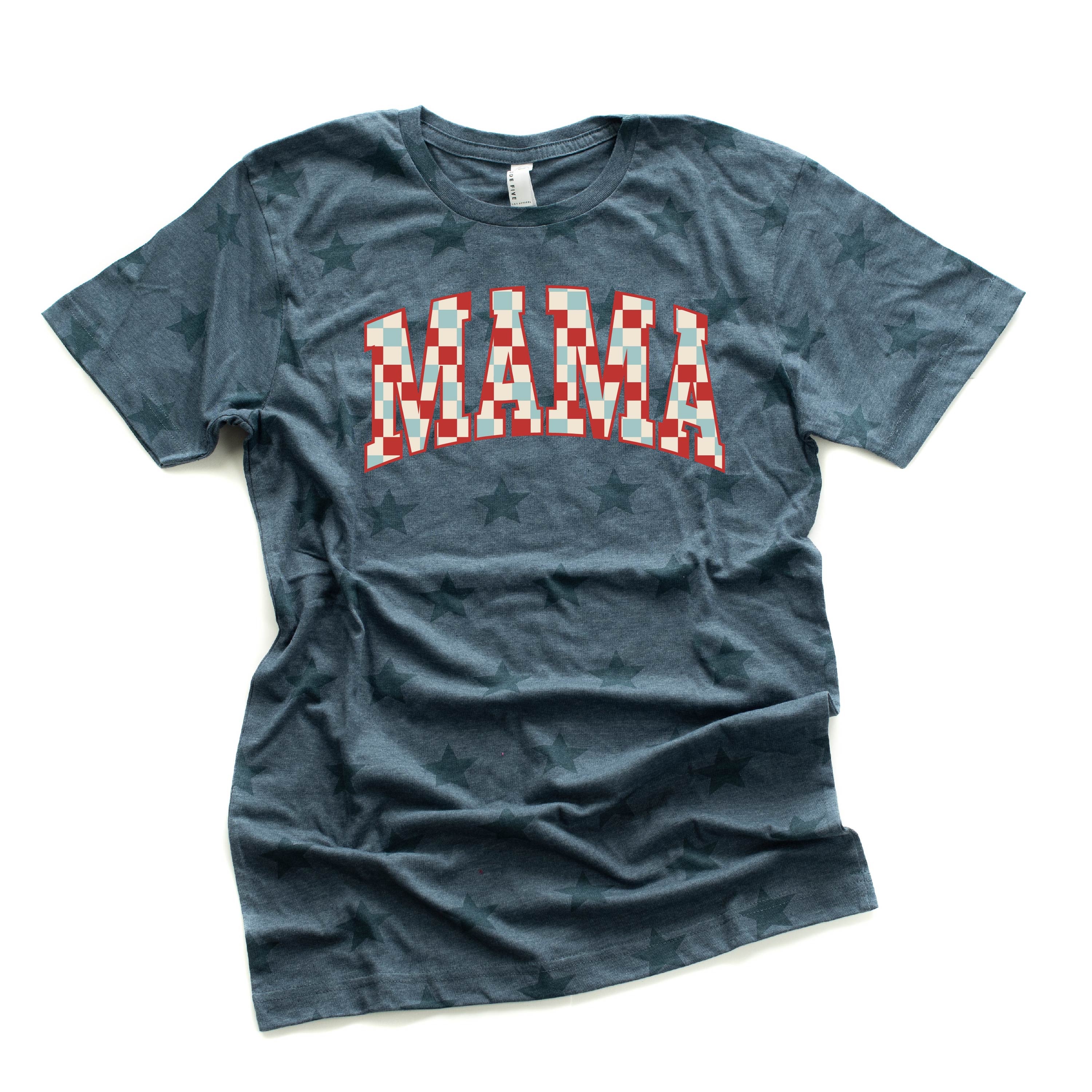 Checkered Mama - Unisex STAR Tee Little Mama Shirt Shop