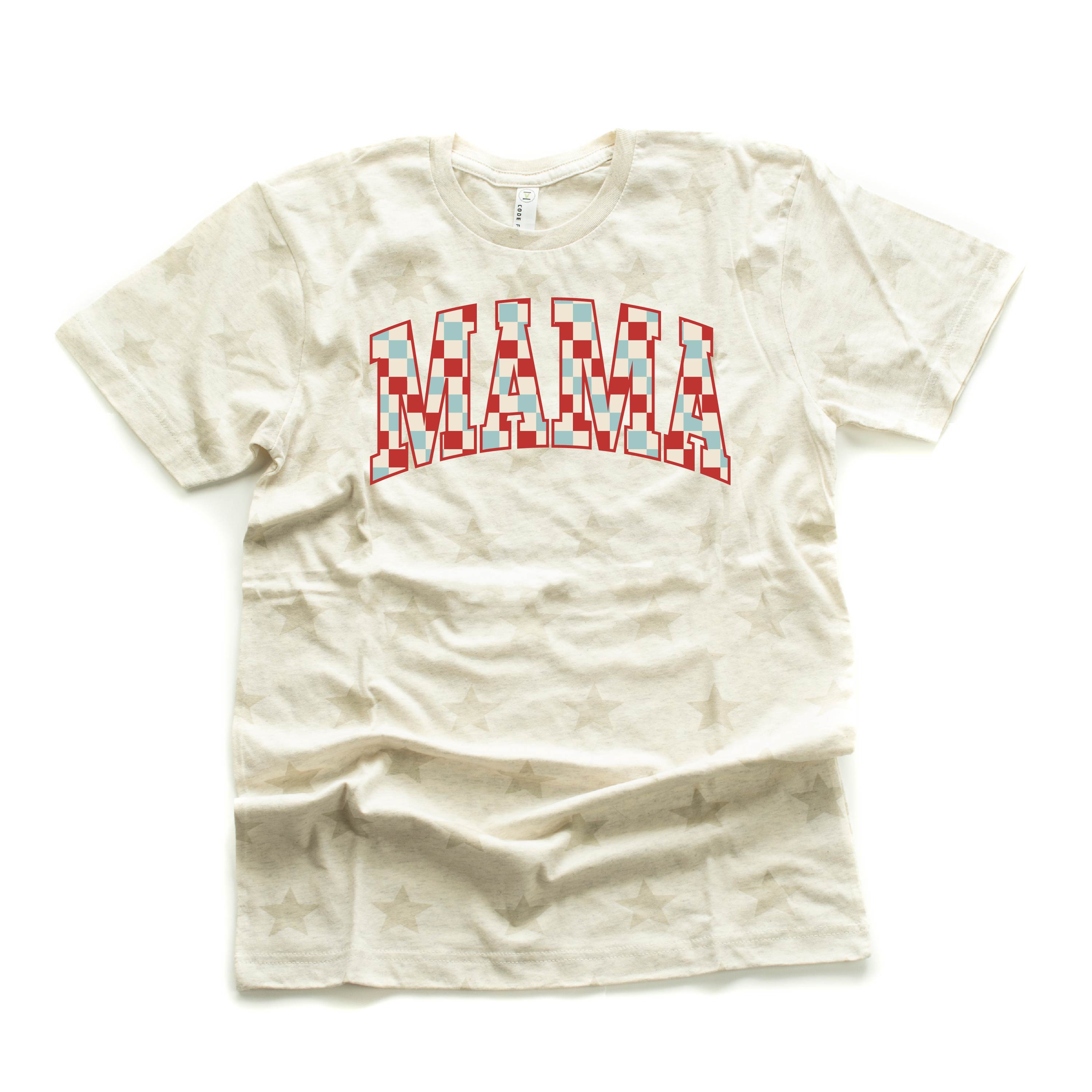 Checkered Mama - Unisex STAR Tee Little Mama Shirt Shop