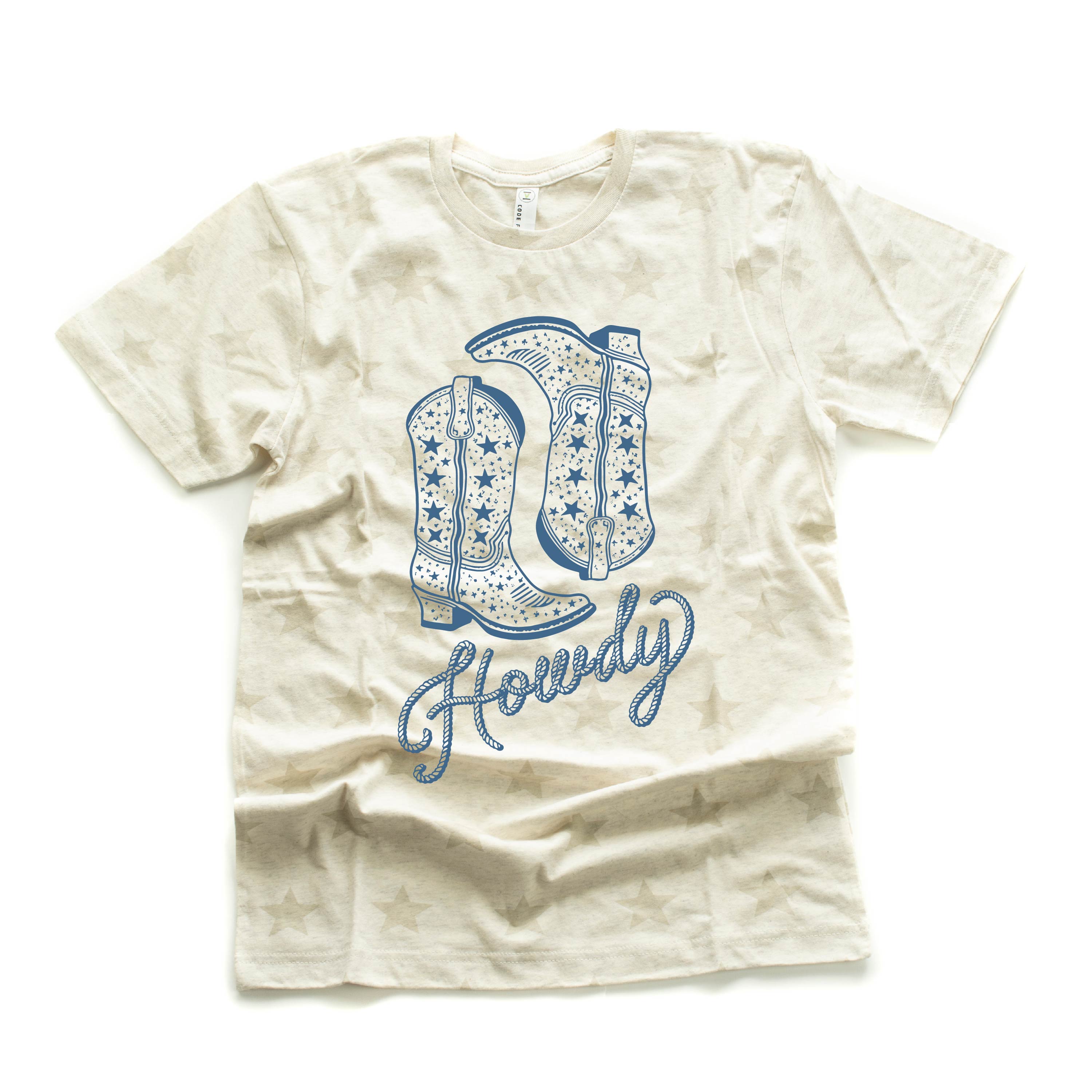  Cowboy Boots - Unisex STAR Tee Little Mama Shirt Shop