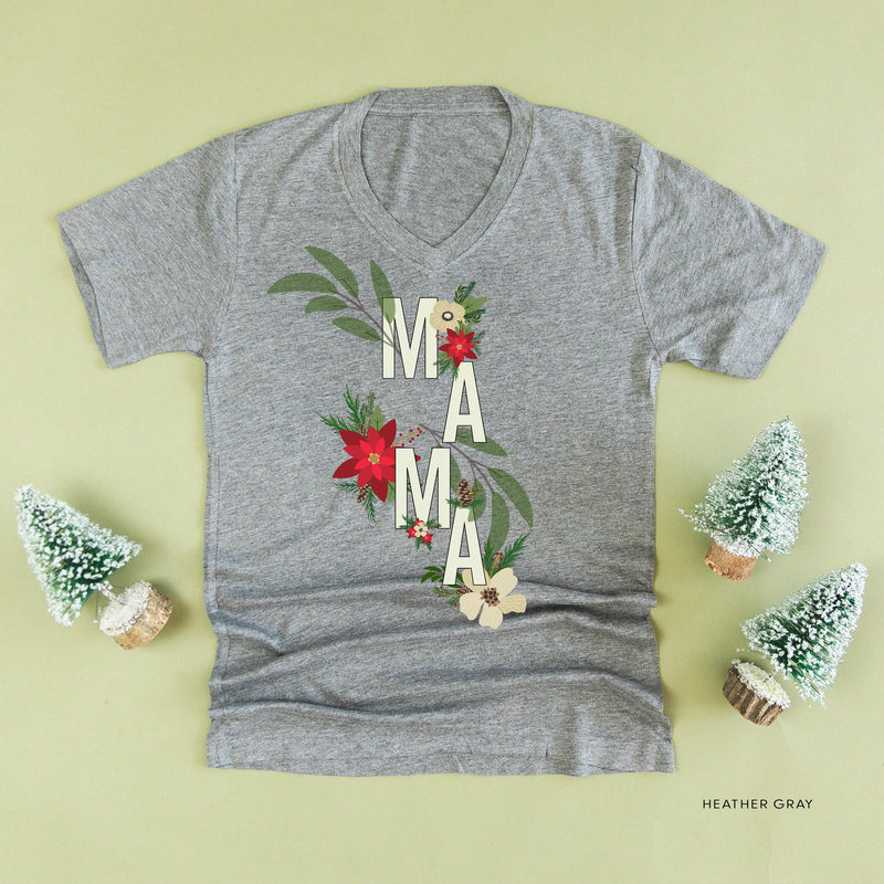 Christmas Floral Mama - Unisex Tee