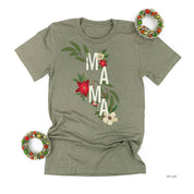 Christmas Floral Mama - Unisex Tee Little Mama Shirt Shop