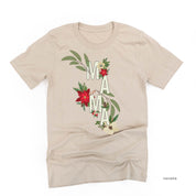 Christmas Floral Mama - Unisex Tee Little Mama Shirt Shop