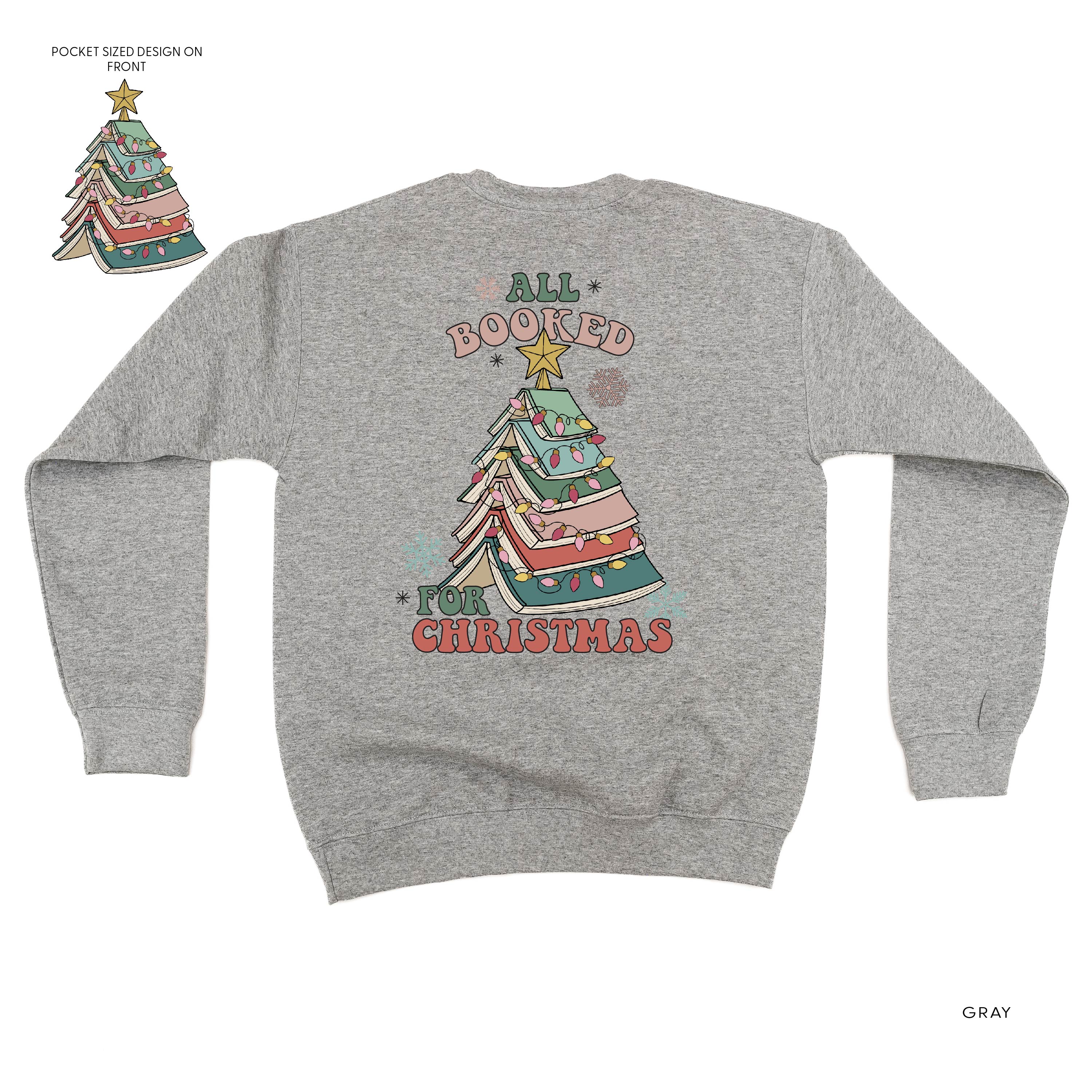 All Booked For Christmas (pf&b) - BASIC Fleece Little Mama Shirt Shop LLC
