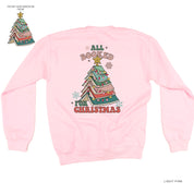 All Booked For Christmas (pf&b) - BASIC Fleece Little Mama Shirt Shop LLC