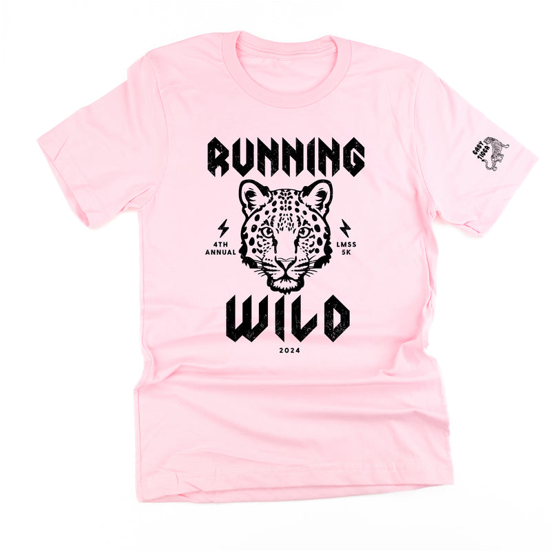 Adult Unisex Tee - RUNNING WILD - 2024 5K Registration and Race Day Shirt