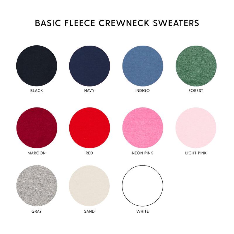 Varsity Style - GRAMMA Club - Proud Member - BASIC FLEECE CREWNECK