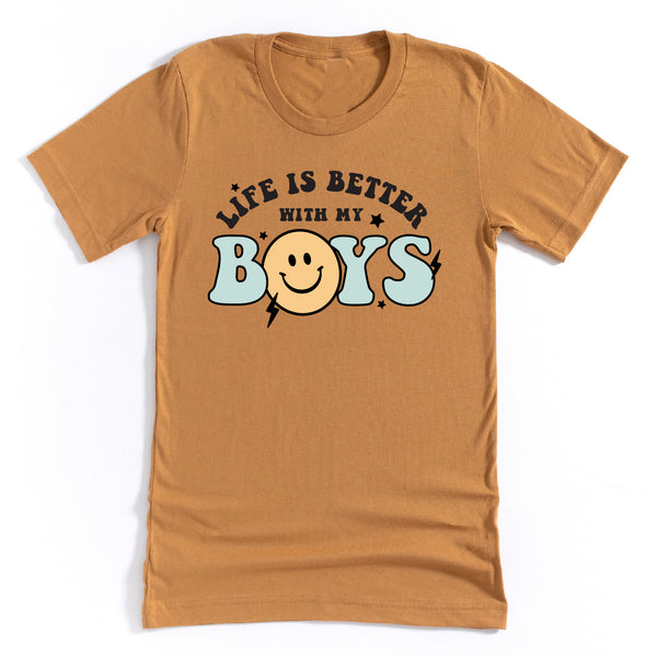 THE RETRO EDIT - Life is Better with My Boys (Plural) - Unisex Tee