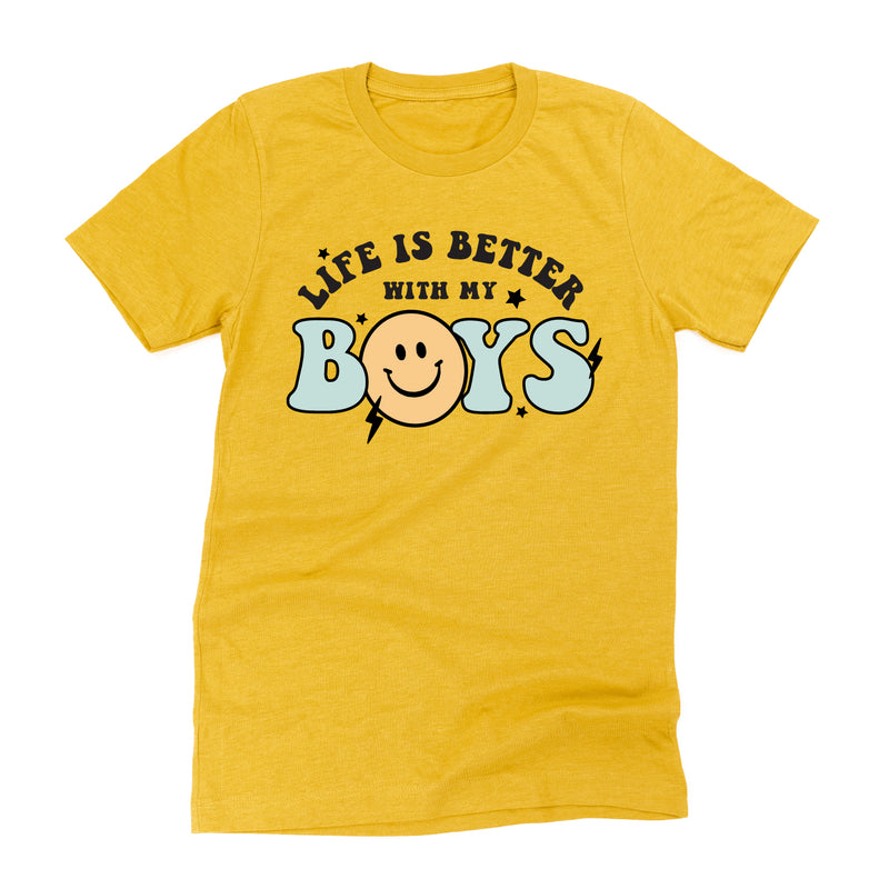 THE RETRO EDIT - Life is Better with My Boys (Plural) - Unisex Tee