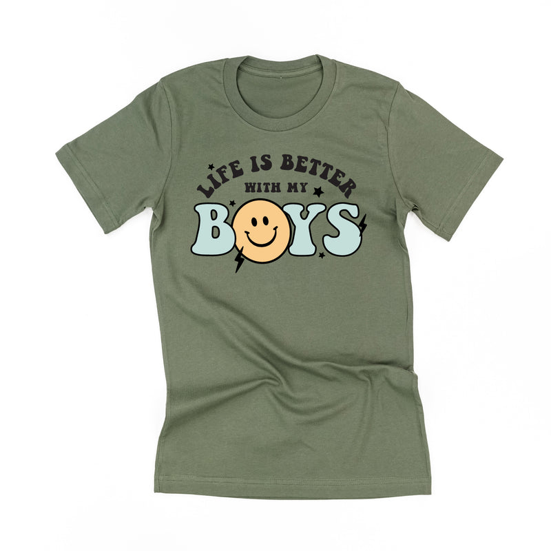 THE RETRO EDIT - Life is Better with My Boys (Plural) - Unisex Tee