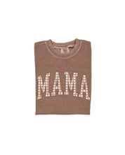 Choose Your Mom Name - Brown Gingham Print - Comfort Colors Tee Little Mama Shirt Shop LLC