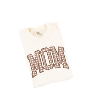 Choose Your Mom Name - Brown Gingham Print - Comfort Colors Tee Little Mama Shirt Shop LLC