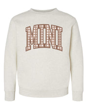 MOM / MAMA / MOTHER + MINI Brown Gingham Matching Elevated Fleece Set – Match with Mom | Little Mama Shirt Shop Little Mama Shirt Shop LLC