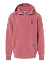 Tone on Tone initial and year - Child Hoodie Little Mama Shirt Shop LLC