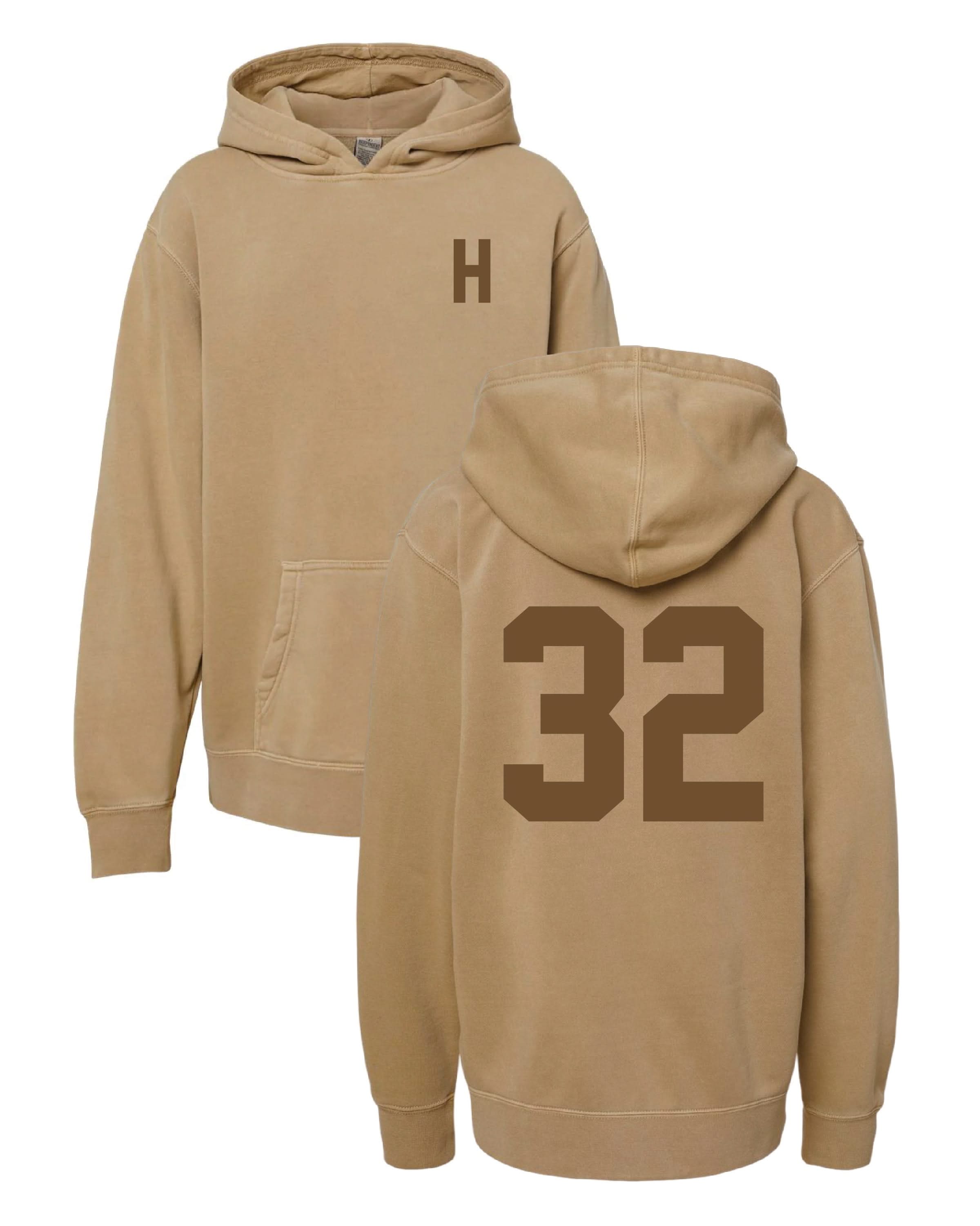Tone on Tone initial and year - Child Hoodie Little Mama Shirt Shop LLC