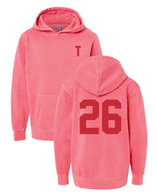 Tone on Tone initial and year - Child Hoodie Little Mama Shirt Shop LLC
