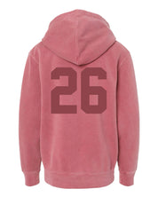 Tone on Tone initial and year - Child Hoodie Little Mama Shirt Shop LLC