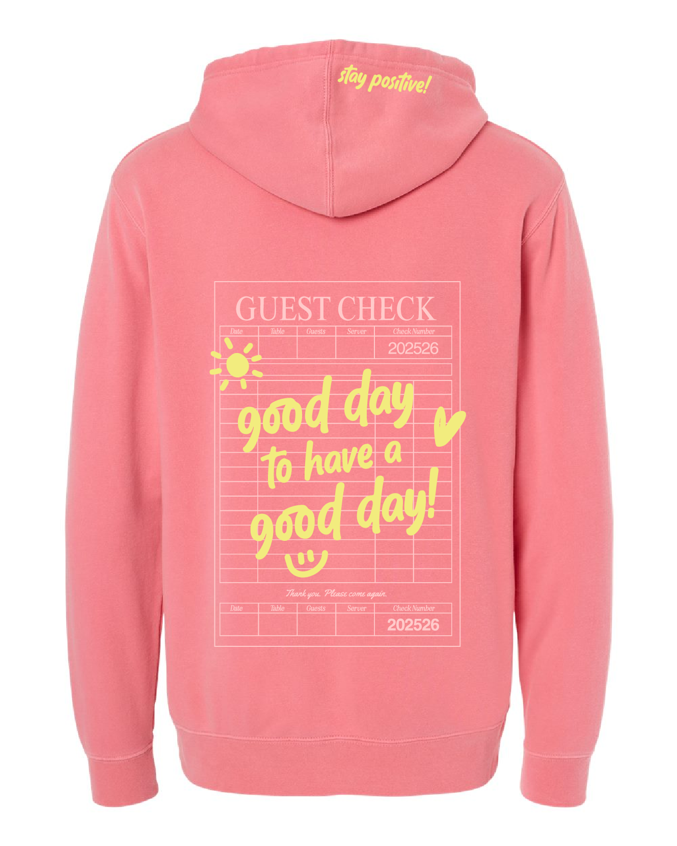 Embroidered/Printed - GOOD DAY HOODIE - Adult Pigment Little Mama Shirt Shop LLC
