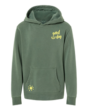 Embroidered/Printed - GOOD DAY HOODIE - Youth Pigment Little Mama Shirt Shop LLC