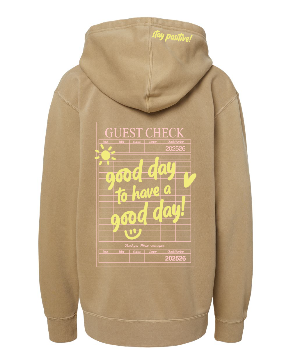 Embroidered/Printed - GOOD DAY HOODIE - Youth Pigment Little Mama Shirt Shop LLC