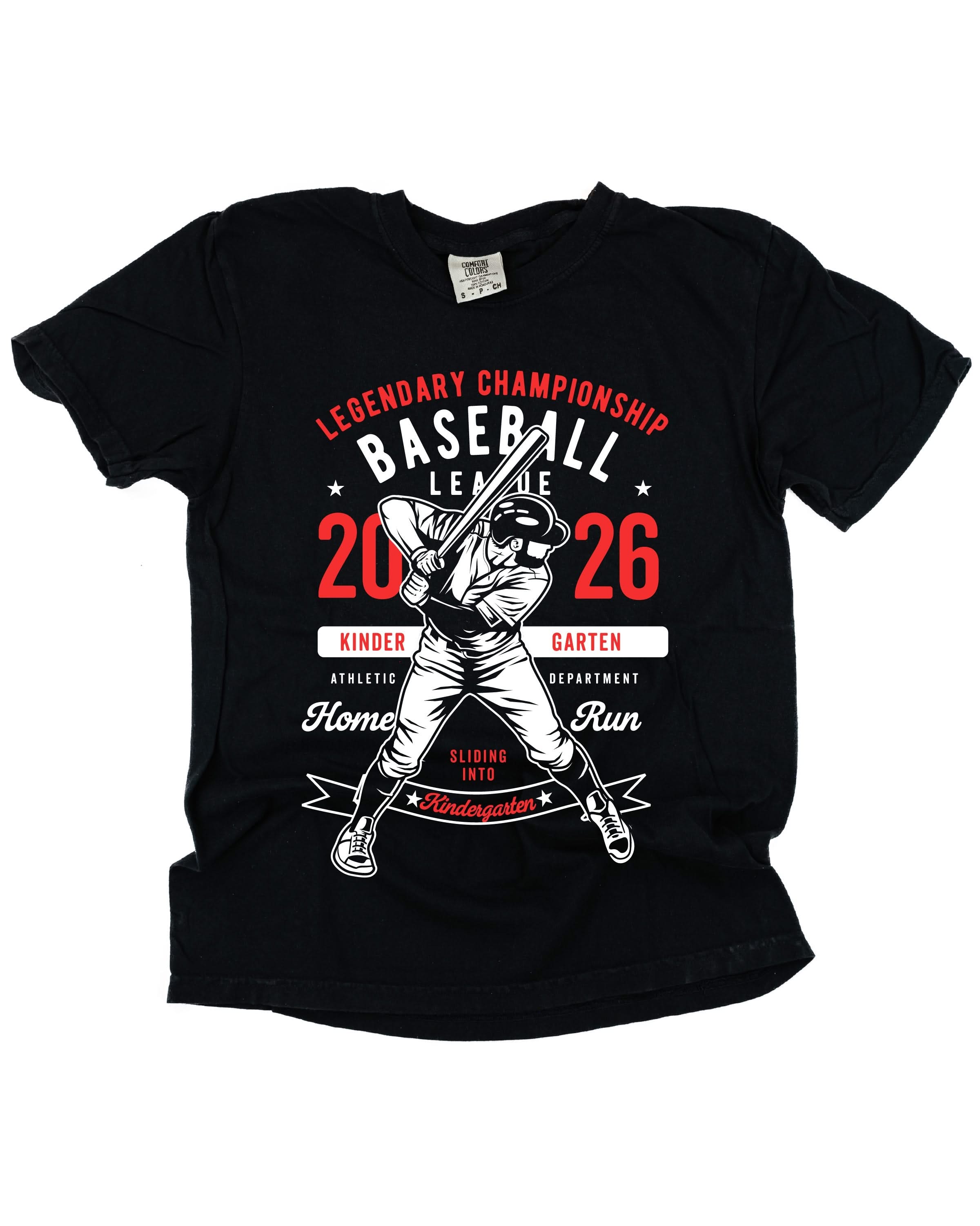 Legendary Baseball (Choose Your Grade) - Comfort Colors Tee Little Mama Shirt Shop