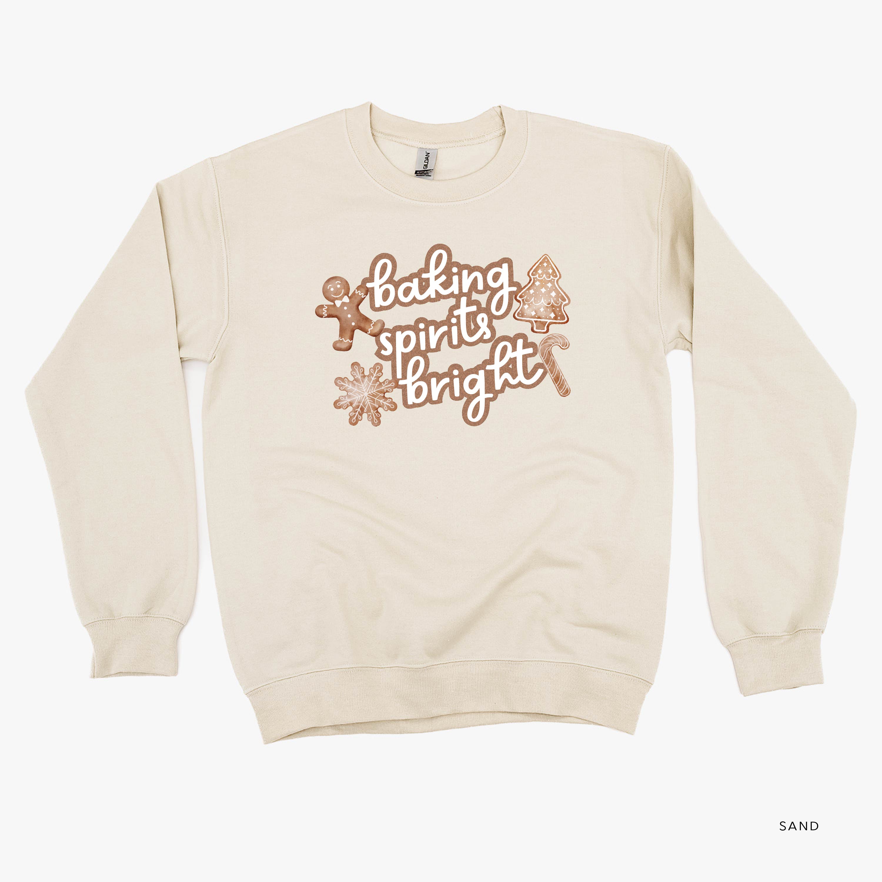 Baking Spirits Bright - BASIC Fleece Little Mama Shirt Shop LLC