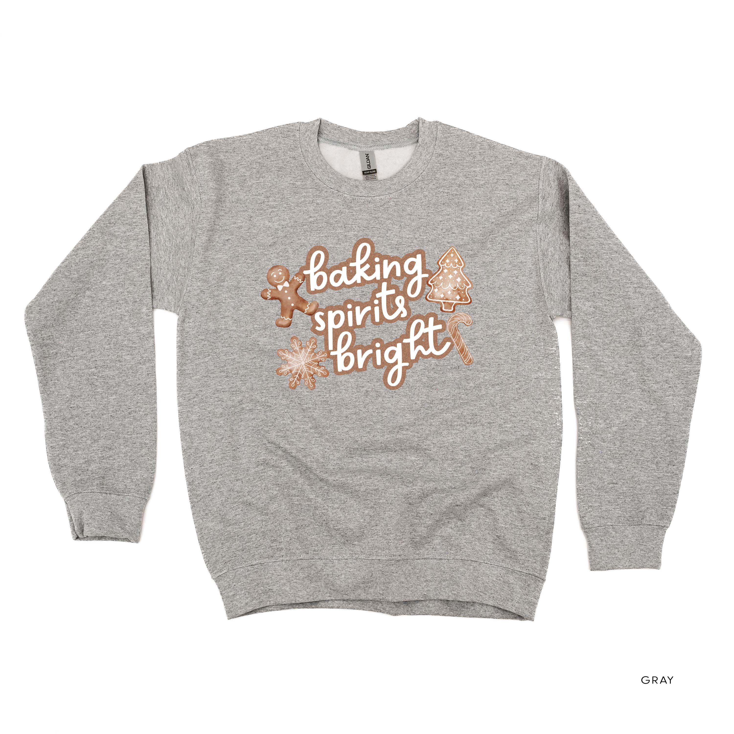 Baking Spirits Bright - BASIC Fleece Little Mama Shirt Shop LLC