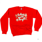 Baking Spirits Bright - BASIC Fleece Little Mama Shirt Shop LLC
