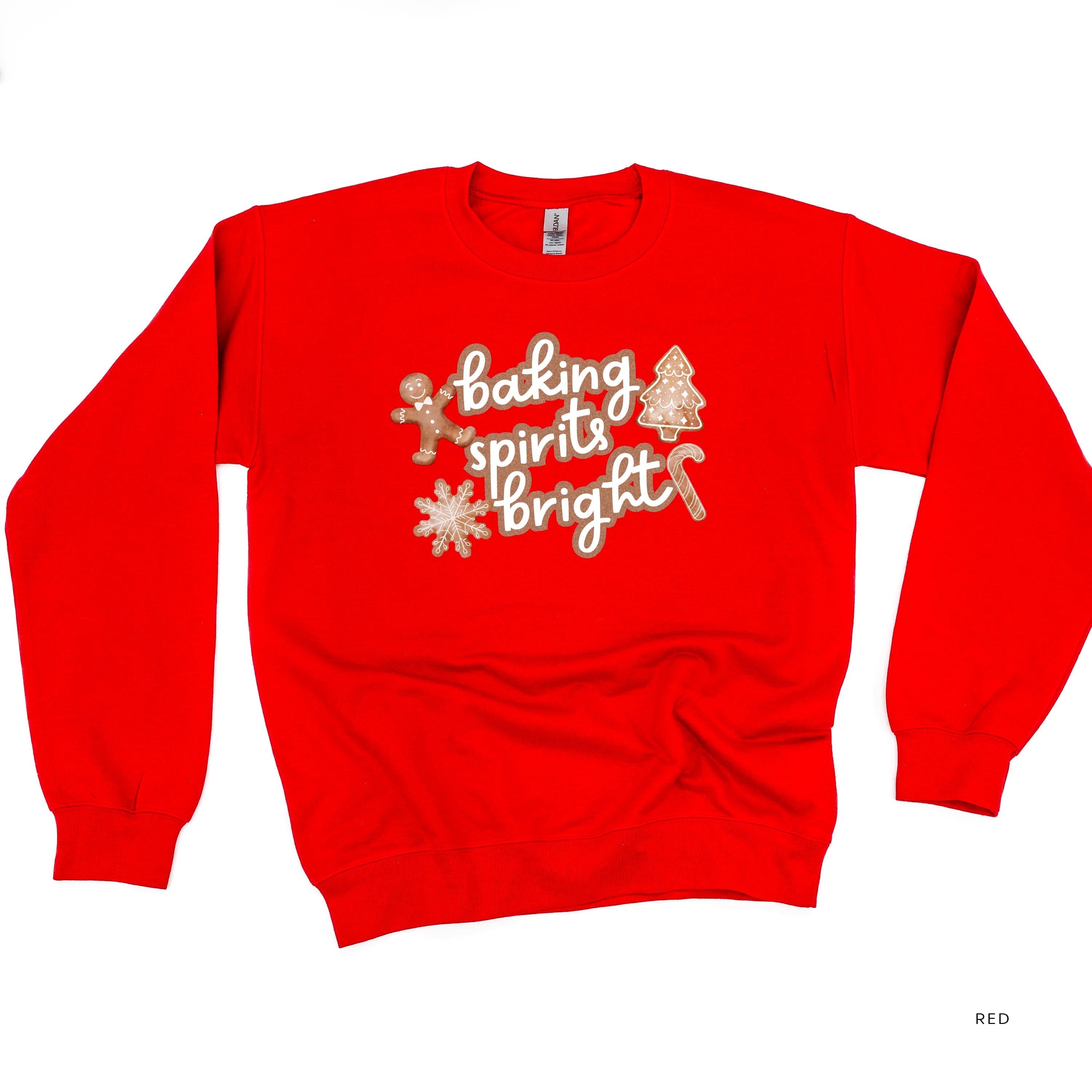 Baking Spirits Bright - BASIC Fleece Little Mama Shirt Shop LLC