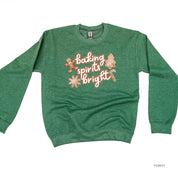 Baking Spirits Bright - BASIC Fleece Little Mama Shirt Shop LLC