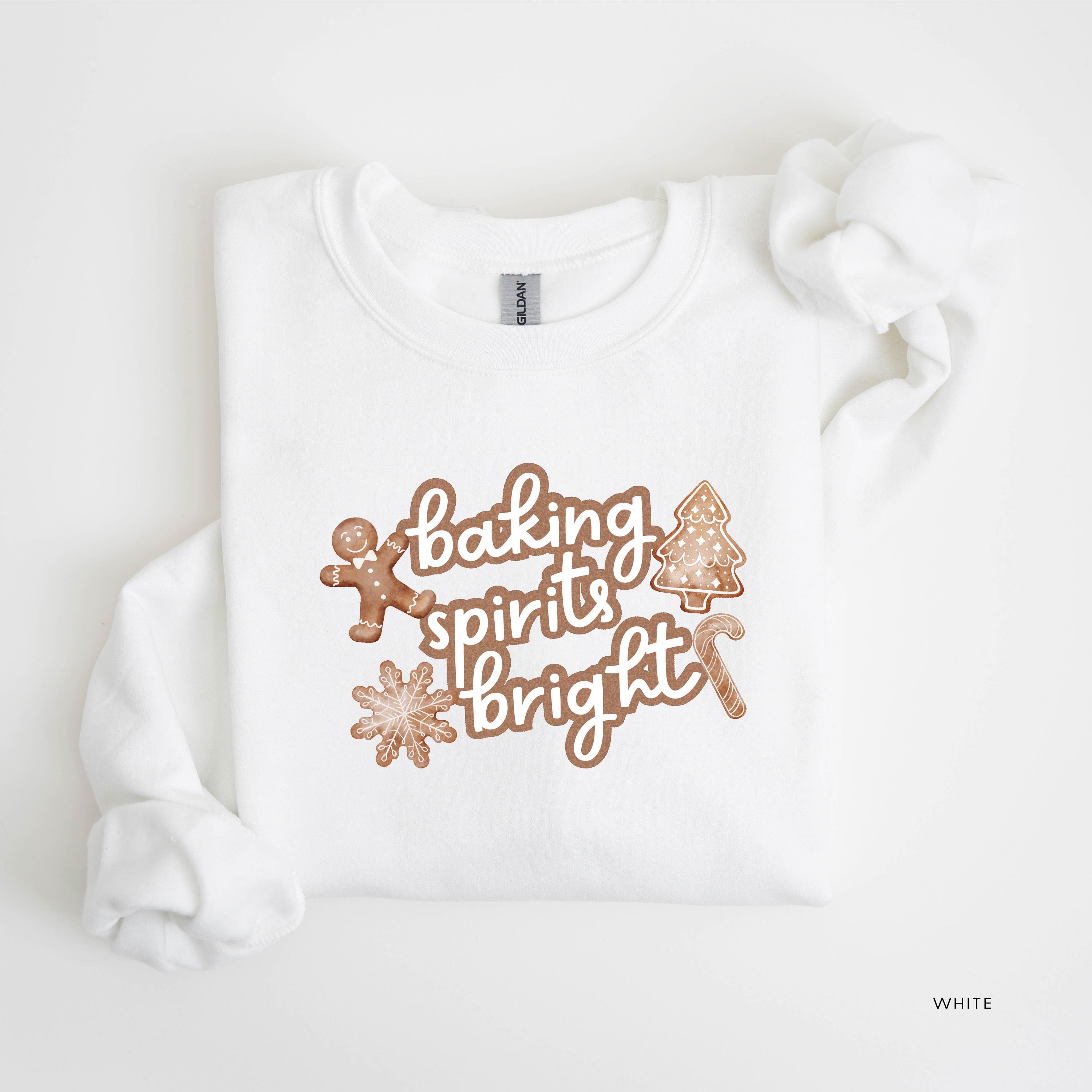 Baking Spirits Bright - BASIC Fleece Little Mama Shirt Shop LLC