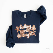 Baking Spirits Bright - BASIC Fleece Little Mama Shirt Shop LLC