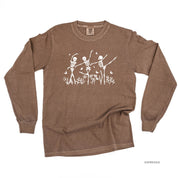 Ballerina Skellies - Long Sleeve Comfort Colors Tee Little Mama Shirt Shop
