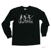 Ballerina Skellies - Long Sleeve Comfort Colors Tee Little Mama Shirt Shop
